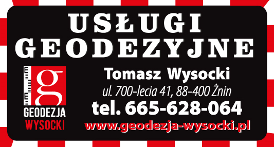 Zakład Usług Geodezyjnych Tomasz Wysocki Żnin- Mapy do celów projektowych - Podział gruntów- Inne