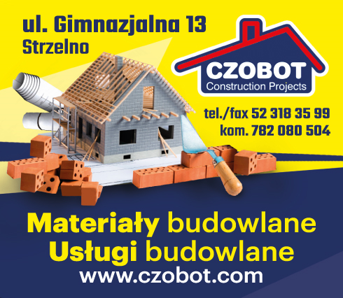 "CZOBOT" Strzelno - MATERIAŁY BUDOWLANE, USŁUGI BUDOWLANE