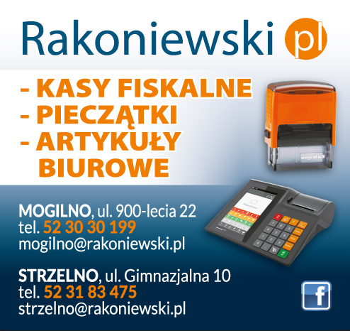Rakoniewski.pl Mogilno Kasy Fiskalne / Pieczątki / Artykuły Biurowe