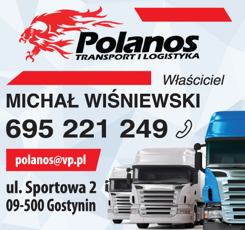 POLANOS TRANSPORT I LOGISTYKA Michał Wiśniewski Gostynin