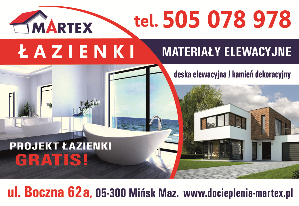 Centrum Dociepleń „MARTEX” s.c. Mińsk Mazowiecki Łazienki / Materiały Elewacyjne