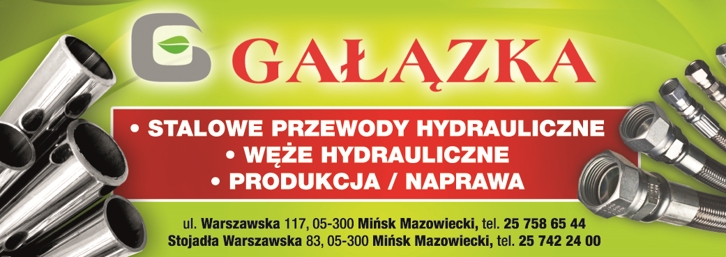 Przedsiębiorstwo Wielobranżowe "GAŁĄZKA" Mińsk Mazowiecki Stalowe Przewody Hydrauliczne