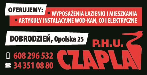 P.H.U. CZAPLA Dobrodzień Oferujemy Wyposażenia Łazienki i Mieszkania / Art. Instalacyjne WOD-KAN, CO