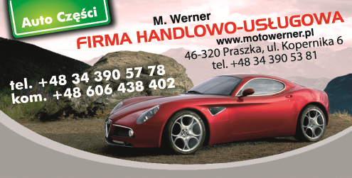 Firma Handlowo-Usługowa M. Werner Praszka Auto Części