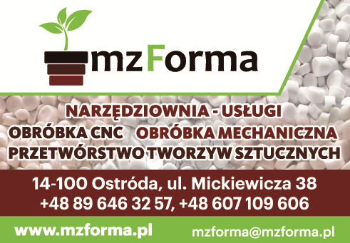 MZ Forma Sp. J. Ostróda Narzędziownia-Usługi / Obróbka CNC / Obróbka Mechaniczna