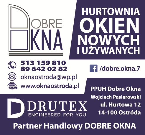 PPUH "Dobre Okna" Wojciech Pasierowski Ostróda Hurtownia Okien Nowych i Używanych