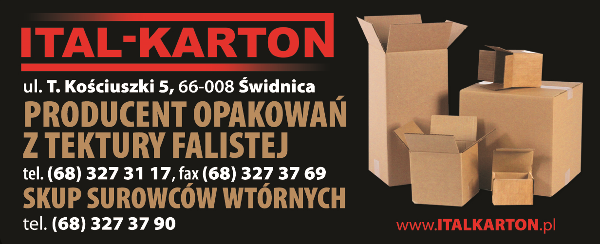 ITAL-KARTON Sp. J. Świdnica Producent Opakowań z Tektury Falistej / Skup Surowców Wtórnych