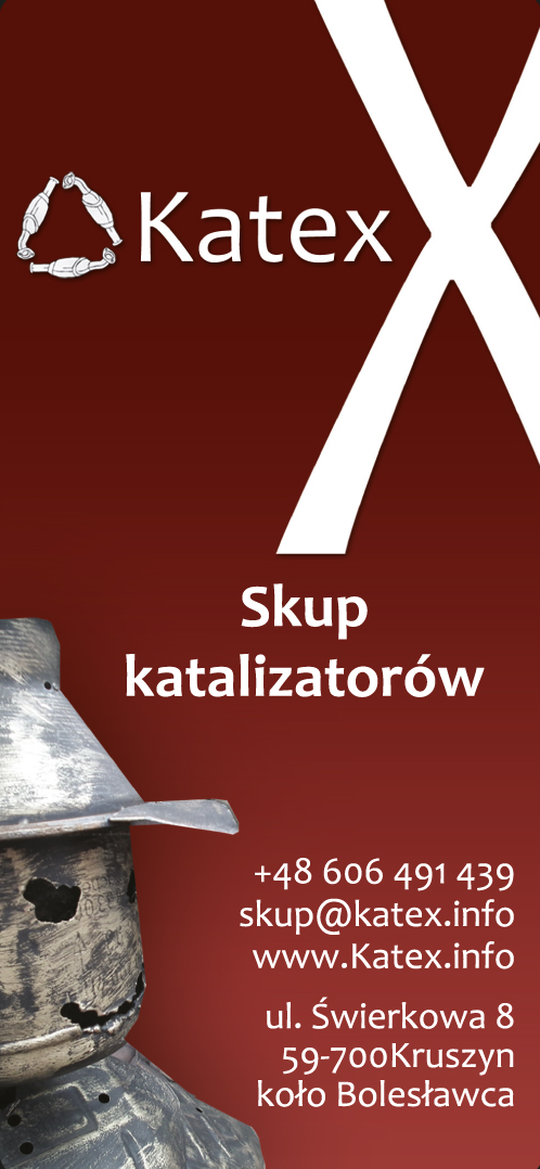 KATEX Skup katalizatorów Kruszyn, Bolesławiec, Gliwice, Kraków