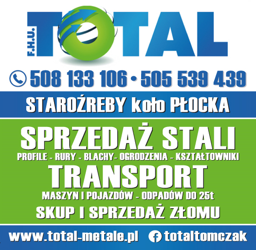 F.H.U. TOTAL Staroźreby Sprzedaż Stali / Transport / Skup i Sprzedaż Złomu