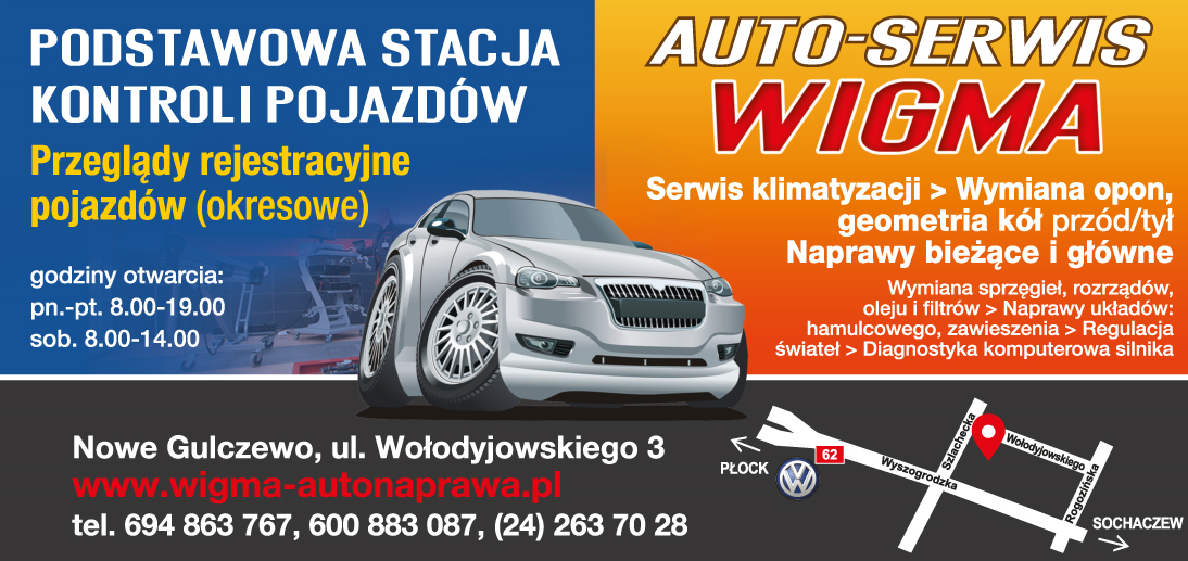 Z.U.H. WIGMA Nowe Gulczewo Auto-Serwis / Podstawowa Stacja Kontroli Pojazdów
