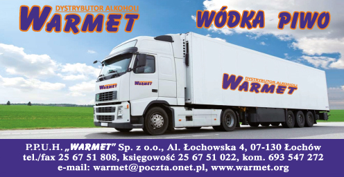 P.P.U.H. „Warmet” Sp. z o.o. Łochów Dystrybutor Alkoholu / Wódka / Piwo