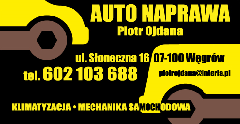 AUTO NAPRAWA Piotr Ojdana Węgrów Klimatyzacja / Mechanika Samochodowa
