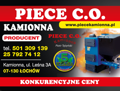 PIECE C.O. Kamionna Piotr Tężyński Produkcja Kotłów do Centralnego Ogrzewania