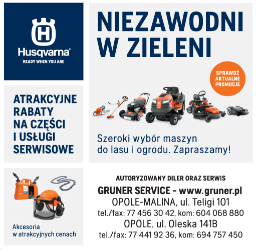 GRUNER SERVICE AUTORYZOWANY DILER ORAZ SERWIS HUSQVARNA Opole