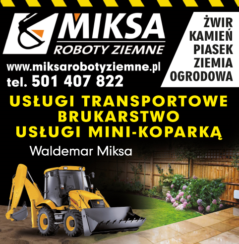 MIKSA ROBOTY ZIEMNE Waldemar Miksa Głuchołazy