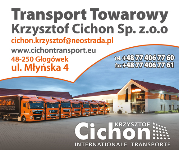 Transport Towarowy Krzysztof Cichon Spółka z o.o. Głogówek