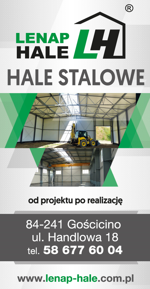 LENAP HALE Sp. z o.o. Gościcino Hale Produkcyjne / Magazyny / Pawilony / Warsztaty