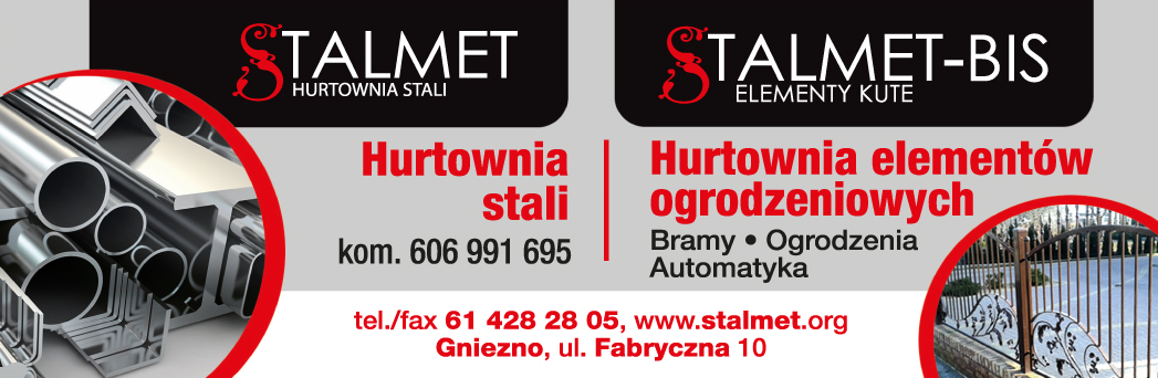 STALMET Sp. z o.o. Gniezno Hurtownia Stali | STALMET-BIS Hurtownia Elementów Ogrodzeniowych