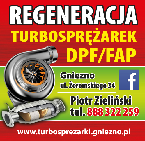 TURBOSPRĘŻARKI Piotr Zieliński Gniezno Regeneracja Turbosprężarek DPF / FAP