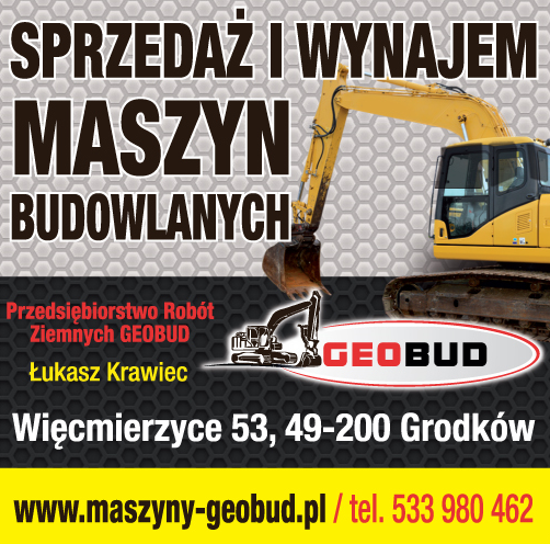 Przedsiębiorstwo Robót Ziemnych GEOBUD Łukasz Krawiec Grodków