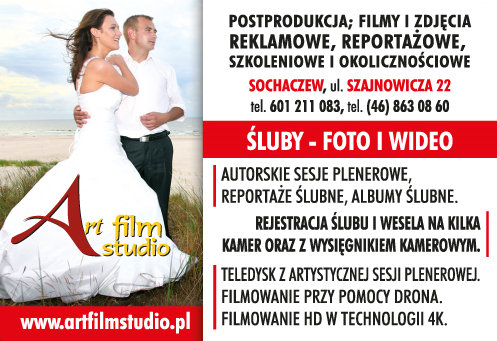 ART-FILM STUDIO Sochaczew Postprodukcja Filmy i Zdjęcia Reklamowe, Reportażowe, Okolicznościowe