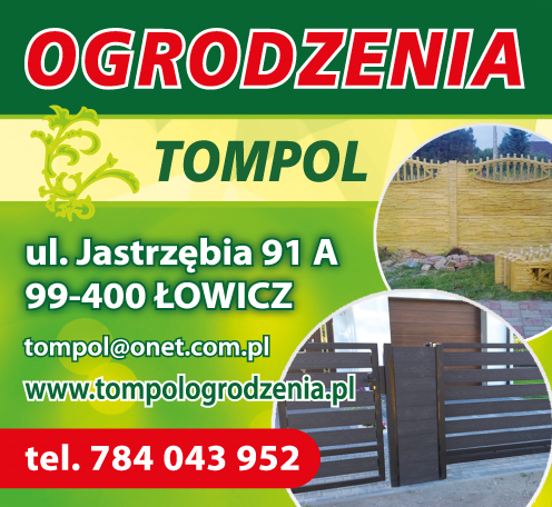 TOMPOL Agnieszka i Tomasz Szczepaniak Łowicz Ogrodzenia