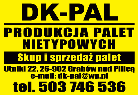 DK-PAL SKUP I SPRZEDAŻ PALET Grabów nad Pilicą