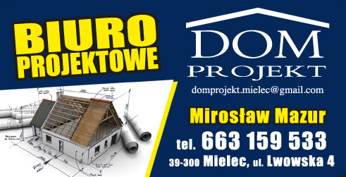 DOM PROJEKT Mirosław Mazur Mielec Biuro Projektowe