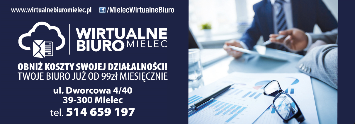 Wirtualne Biuro Mielec Obniż Koszty Swojej Działalności / Twoje Biuro Już od 99zł Miesięcznie