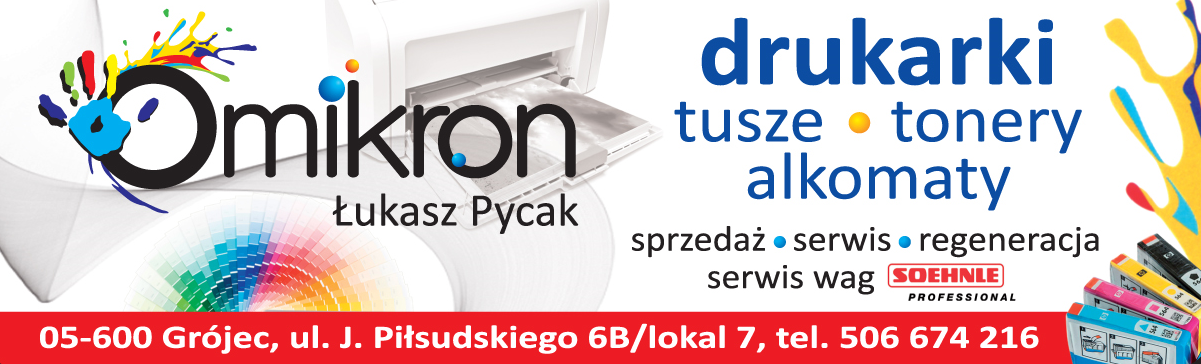 OMIKRON Łukasz Pycak DRUKARKI - TUSZE - TONERY - ALKOMATY Grójec