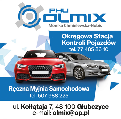 PHU OLMIX Monika Chmielewska-Nobis Głubczyce Okręgowa Stacja Kontroli Pojazdów / Ręczna Myjnia