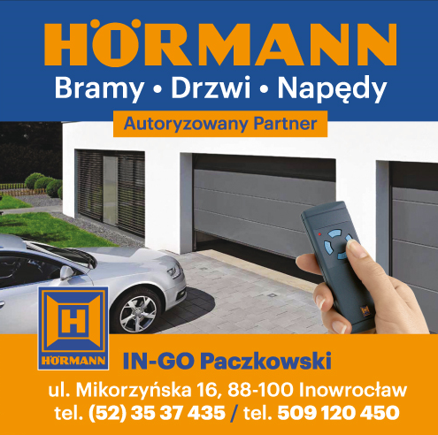 IN-GO HÖRMANN Paczkowski Inowrocław Bramy / Drzwi / Napędy