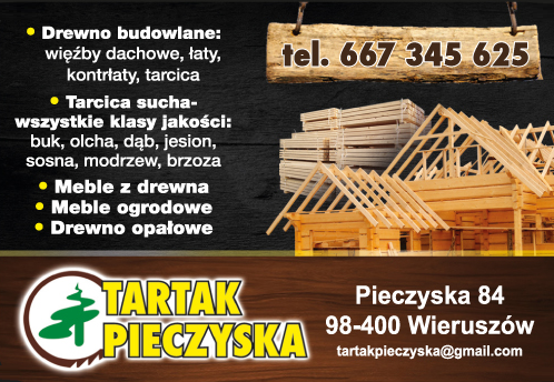 TARTAK PIECZYSKA Drewno Budowlane / Tarcica Sucha / Meble z Drewna / Meble Ogrodowe / Drewno Opałowe