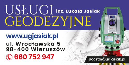 USŁUGI GEODEZYJNE inż. Łukasz Jasiak Wieruszów