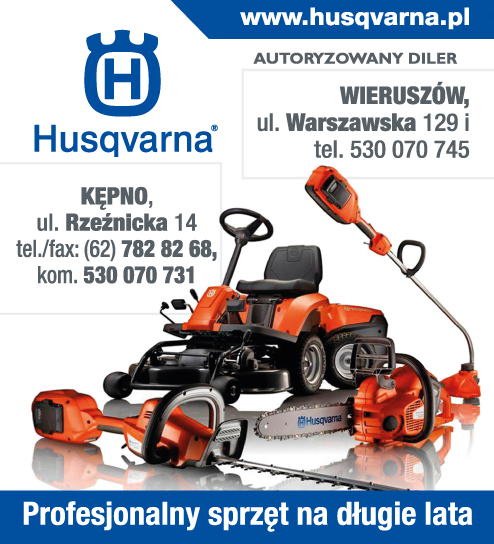 LAS I OGRÓD Autoryzowany Diler Husqvarna Kępno Profesjonalny Sprzęt na Długie Lata