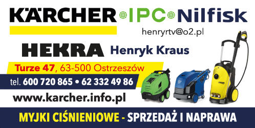 HEKRA Henryk Kraus Ostrzeszów Myjki Ciśnieniowe KÄRCHER - Sprzedaż i Naprawa