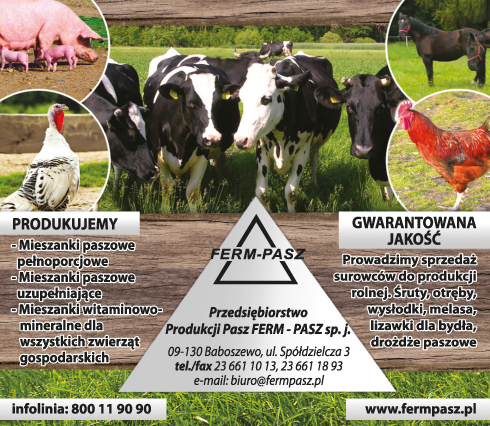 Przedsiębiorstwo Produkcji Pasz FERM-PASZ Sp. J. Baboszewo