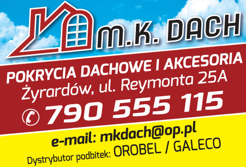M.K. DACH POKRYCIA DACHOWE I AKCESORIA Żyrardów
