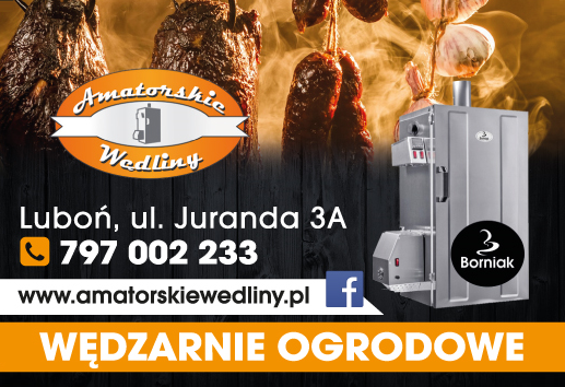 AMATORSKIE WĘDLINY Luboń Wędzarnie Ogrodowe