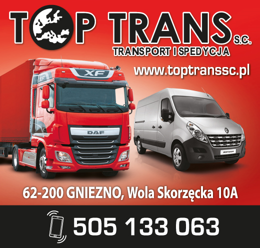 TOP TRANS S.C. Gniezno Transport i Spedycja