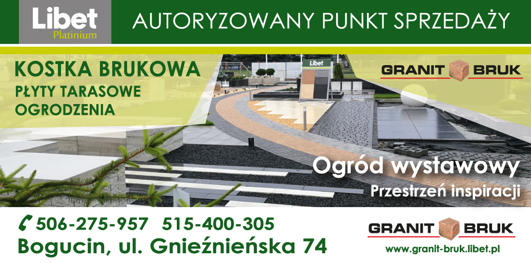 GRANIT BRUK s.c. Bogucin Kostka Brukowa / Płyty Tarasowe / Ogrodzenia
