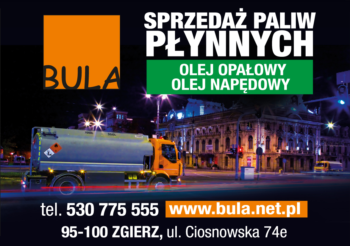 BULA Sp. z o.o. Zgierz Olej Opałowy / Olej Napędowy