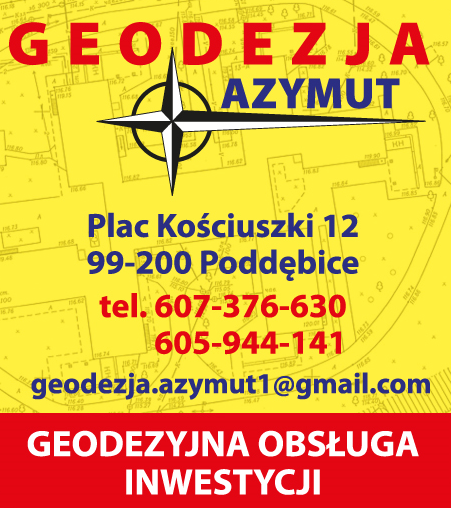GEODEZJA AZYMUT Poddębice Geodezyjna Obsługa Inwestycji