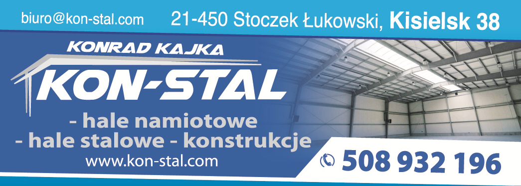 KON-STAL Konrad Kajka Stoczek Łukowski Hale Namiotowe / Hale Stalowe / Konstrukcje