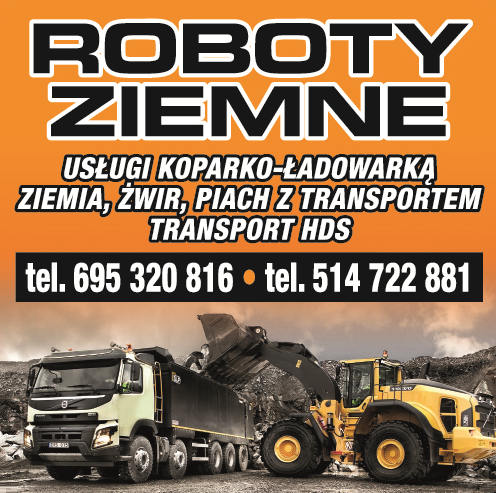 DOOR-MIX Piaseczno Roboty Ziemne / Usługi Koparko-Ładowarką / Ziemia, Żwir, Piach / Transport HDS