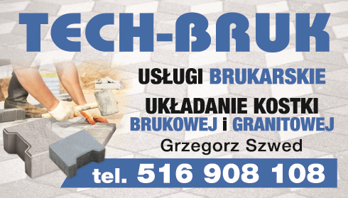 TECH-BRUK Grzegorz Szwed Garwolin Usługi Brukarskie / Układanie Kostki Brukowej i Granitowej