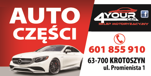 4 YOUR CAR Krotoszyn Sklep Motoryzacyjny / Auto Części