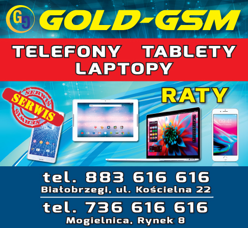 GOLD- GSM - TELEFONY - TABLETY- LAPTOPY Białobrzegi