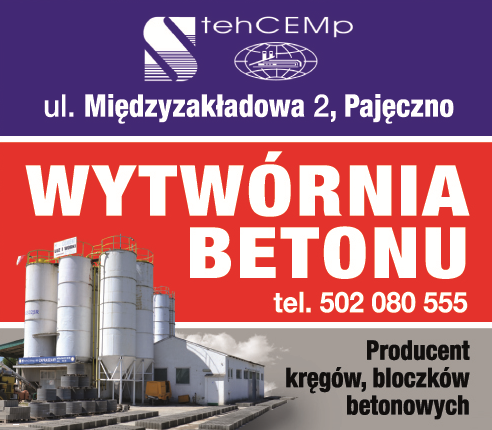 P.P.H.U. STEHCEMP Pajęczno Wytwórnia Betonu / Producent Kręgów, Bloczków Betonowych