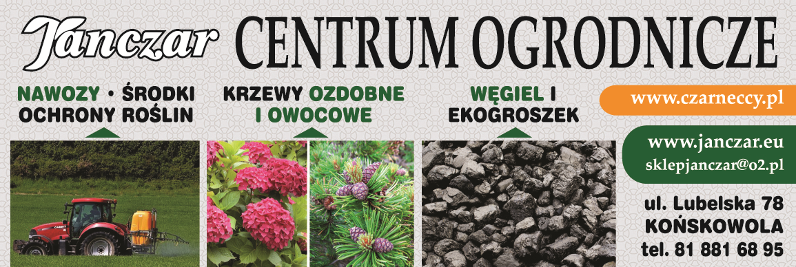 JANCZAR Centrum Ogrodnicze Końskowola Nawozy / Środki Ochrony Roślin / Krzewy / Węgiel i Ekogroszek